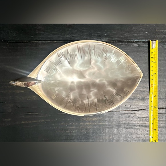 Vintage WMF-IKORA Silver Plated Leaf Shaped Trinket/Candy Tray Germany - Picture 9 of 11